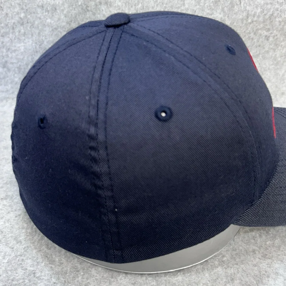3M Scott Flexfit Baseball Cap Hat Navy Red White Port Authority S/M